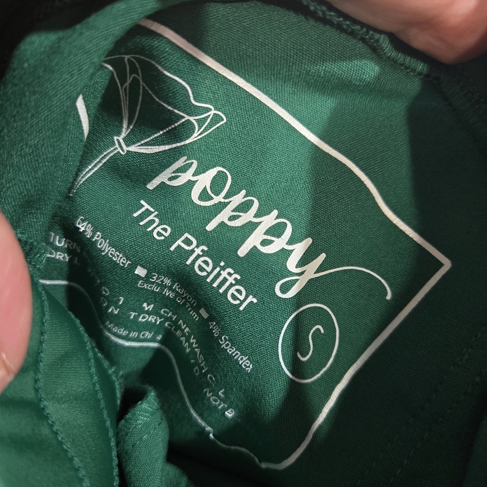 Poppy Scrubs Set Kelly Green Pfeiffer Bottom Small And Top Small